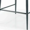 Sgabello Fisso con Seduta in Velluto e Base in Acciaio Made in Italy - Alassio