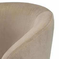 Sgabello Fisso con Seduta in Velluto e Base in Acciaio Made in Italy - Alassio