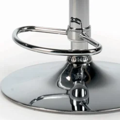 Sgabello Girevole con Seduta in Velluto e Base in Acciaio Made in Italy - Adria