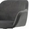 Sgabello Girevole con Seduta Rivestita e Base in Acciaio Made in Italy - Arona