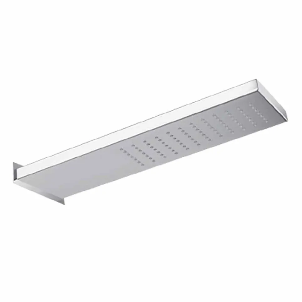 Soffione da Parete in Acciaio Inox con Getto a Pioggia Made in Italy - Netto