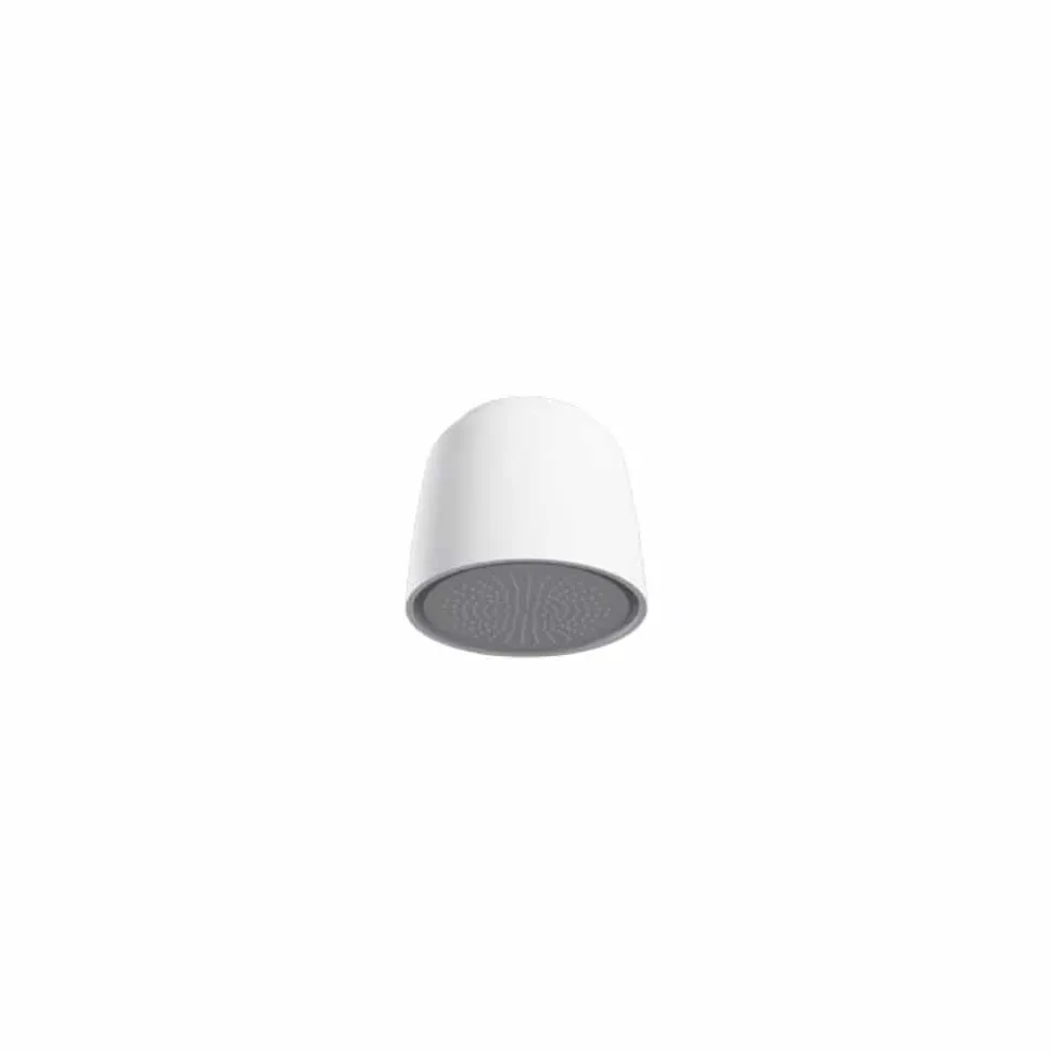 Soffione doccia a soffitto tondo di design in Luxolid made Italy, Ruda