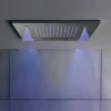 Soffione Doccia con Cromoterapia di Lusso in Acciaio Inox Made in Italy - Solver