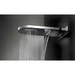 Soffione Doccia da Parete con Getto a Doccia e Cascata Made in Italy - Como