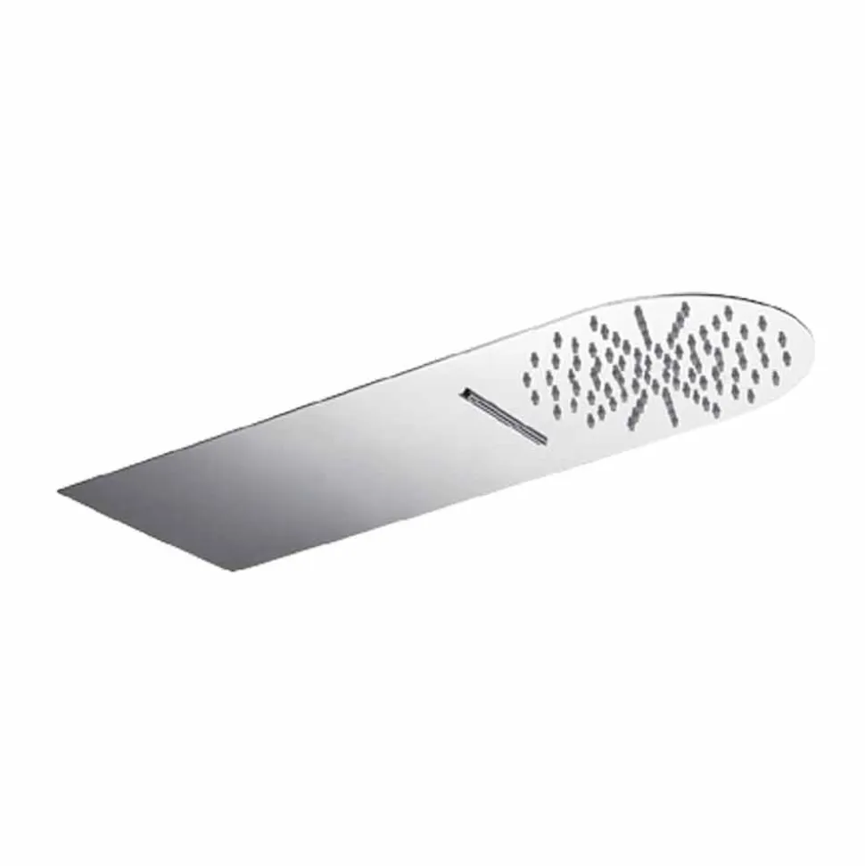 Soffione Doccia da Parete in Acciaio Ultraslim Moderno Made in Italy - Cassio