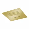 Soffione Doccia da Soffitto in Acciaio con Doppio Getto Made in Italy - Quinto