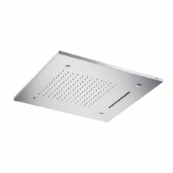 Soffione Doccia da Soffitto in Acciaio Inox con 3 Getti Made in Italy - Frido
