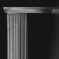Soffione Doccia in Acciaio con Getto a Pioggia Made in Italy - Nairobi