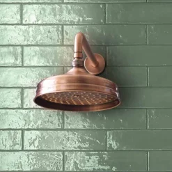 Soffione Doccia Monogetto in Ottone Design Classico Made in Italy - Tenco