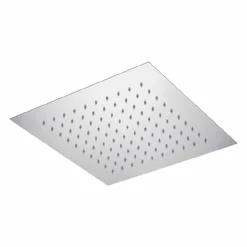 Soffione Doccia Quadrato da Soffitto in Acciaio Made in Italy - Amido