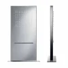 Soffione Doccia Rettangolare in Acciaio Inox da Parete Made in Italy - Anito