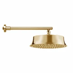 Soffione Doccia Rotondo da Parete in Ottone Stile Classico Made in Italy - Betto