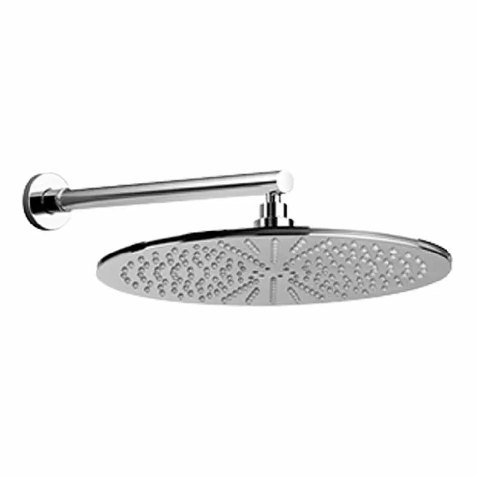 Soffione Doccia Rotondo in Acciaio Inox e Ottone Made in Italy - Aurelio