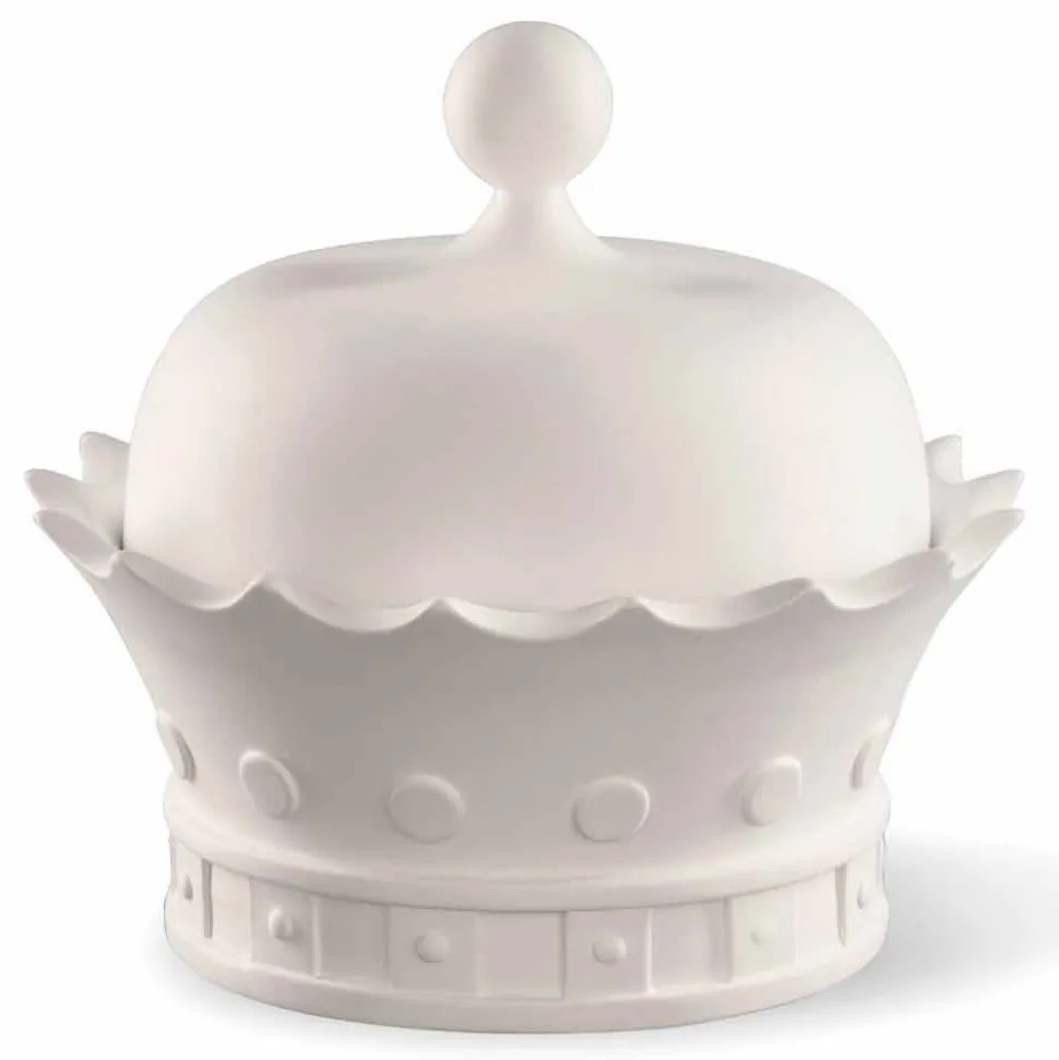 Soprammobile a Forma di Corona in Ceramica Lavorata a Mano Made in Italy - Kingo