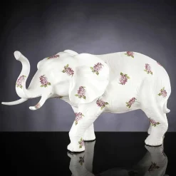 Soprammobile Artigianale a Forma di Elefante in Ceramica Made in Italy - Fante