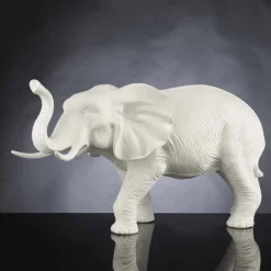 Soprammobile Artigianale a Forma di Elefante in Ceramica Made in Italy - Fante