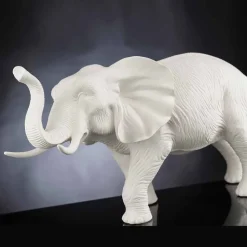 Soprammobile Artigianale a Forma di Elefante in Ceramica Made in Italy - Fante