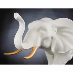 Soprammobile Artigianale a Forma di Elefante in Ceramica Made in Italy - Fante