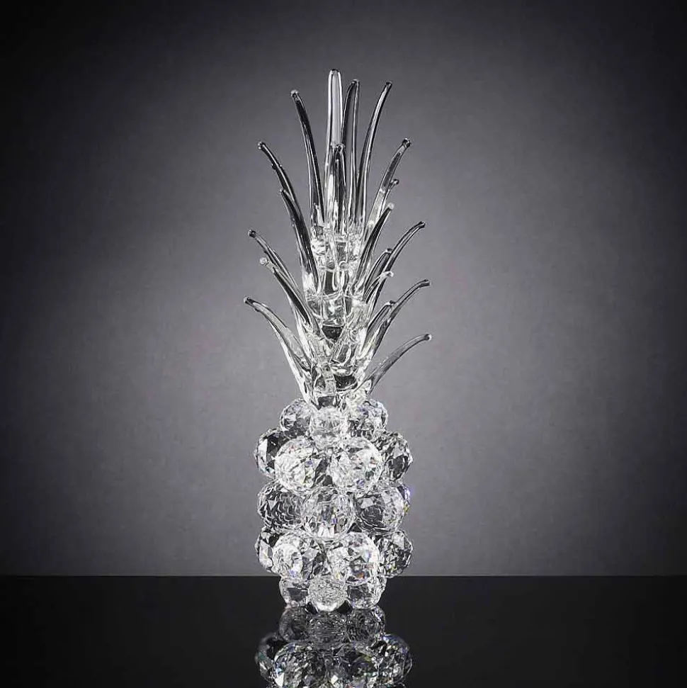 Soprammobile Decorativo a Forma di Ananas in Cristallo Made in Italy - Pineapple