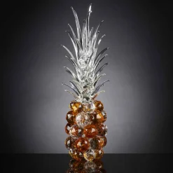 Soprammobile Decorativo a Forma di Ananas in Cristallo Made in Italy - Pineapple