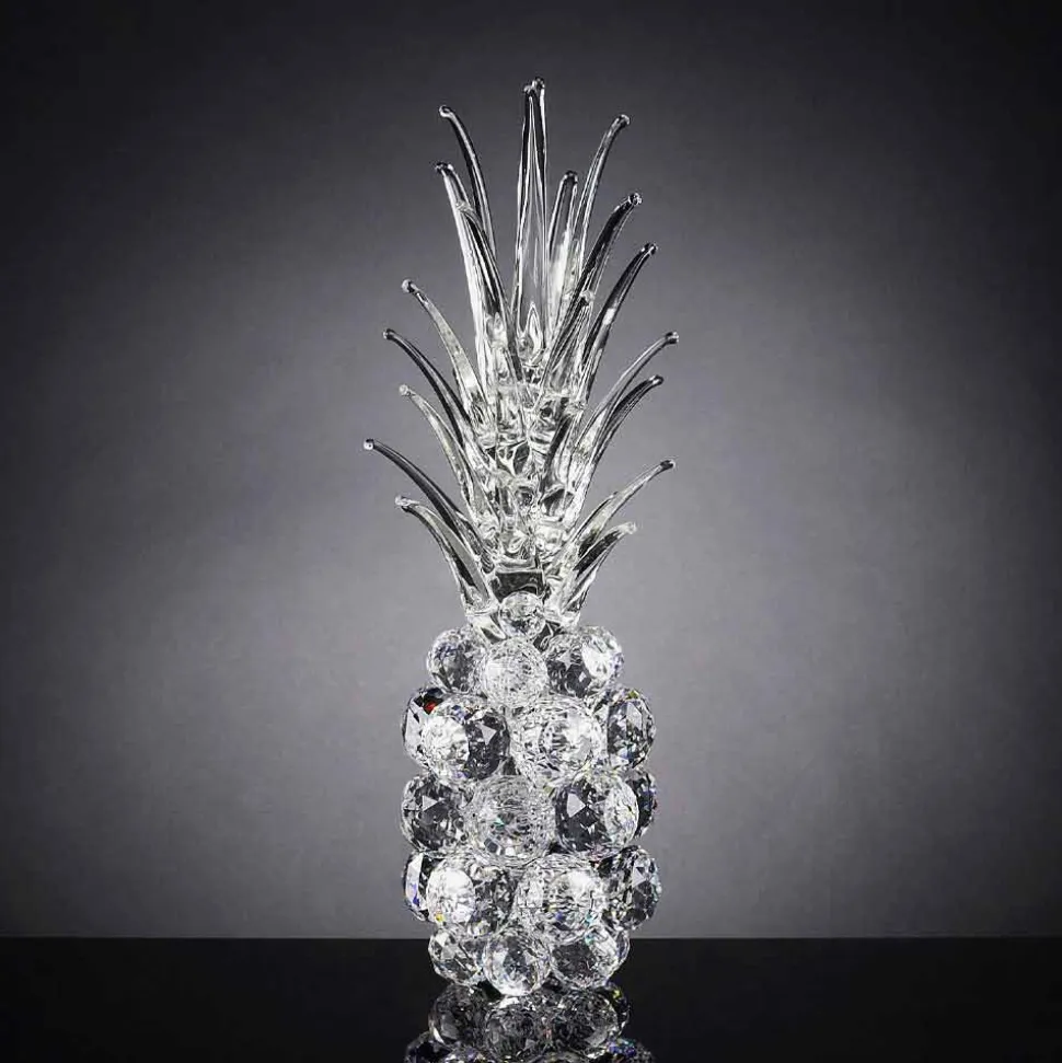 Soprammobile Decorativo a Forma di Ananas in Cristallo Made in Italy - Pineapple