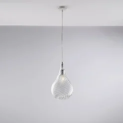Sospensione in Ferro con Vetro Pyrex Made in Italy - Amazonia