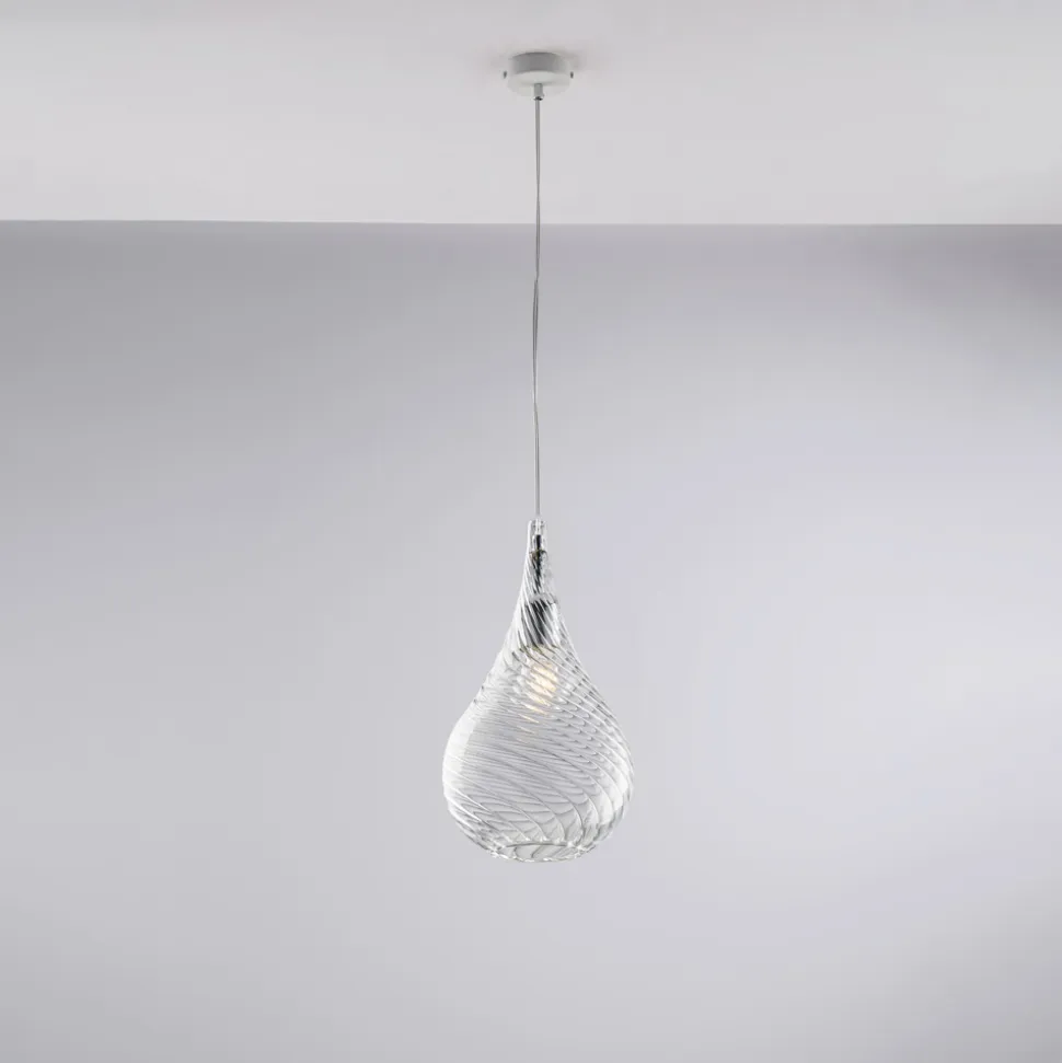 Sospensione in Ferro con Vetro Pyrex Made in Italy - Amazonia