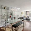 Sospensione in Ferro Cromato con Strass Made in Italy - Africa