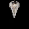 Sospensione in Ferro Dorato con Strass Made in Italy - Vienna