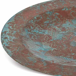 Sottopiatto in Rame Massiccio Verde o Imbrunito 31 cm 6 Pezzi - Rocho