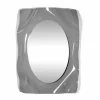 Specchiera a muro design moderno fumé Diva, made in Italy