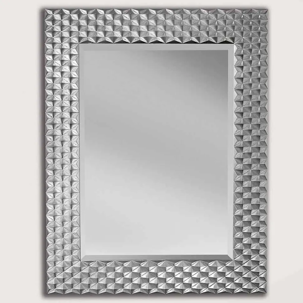 Specchiera a muro in legno argento o oro fatta in Italia Giuseppe