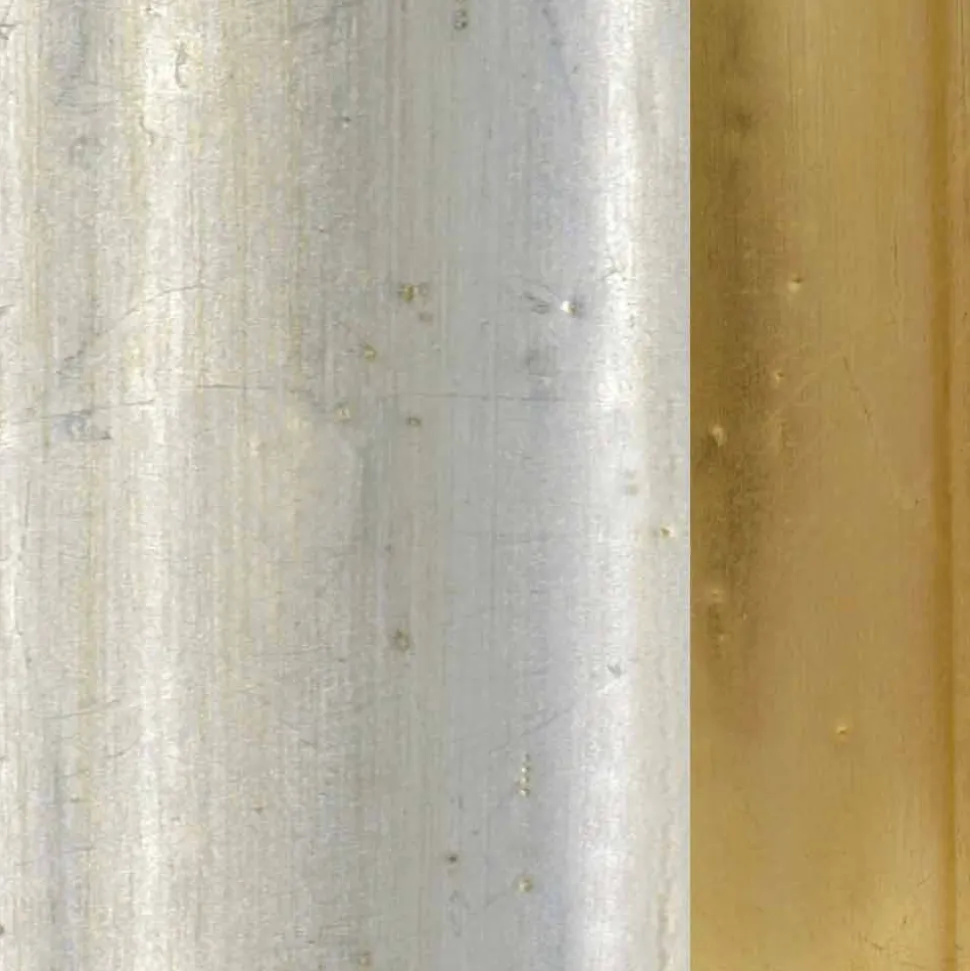 Specchiera a muro rettangolare legno ayous a mano made in Italy Igor