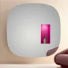 Specchiera a Parete con Luce Led e Vano Rosa Design Lusso Made in Italy - Matrix