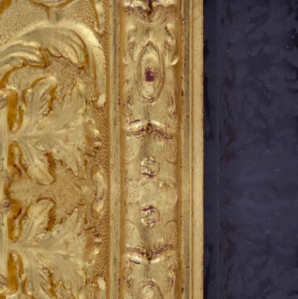 Specchiera a parete in legno rettangolare fatta in Italia Raffaello