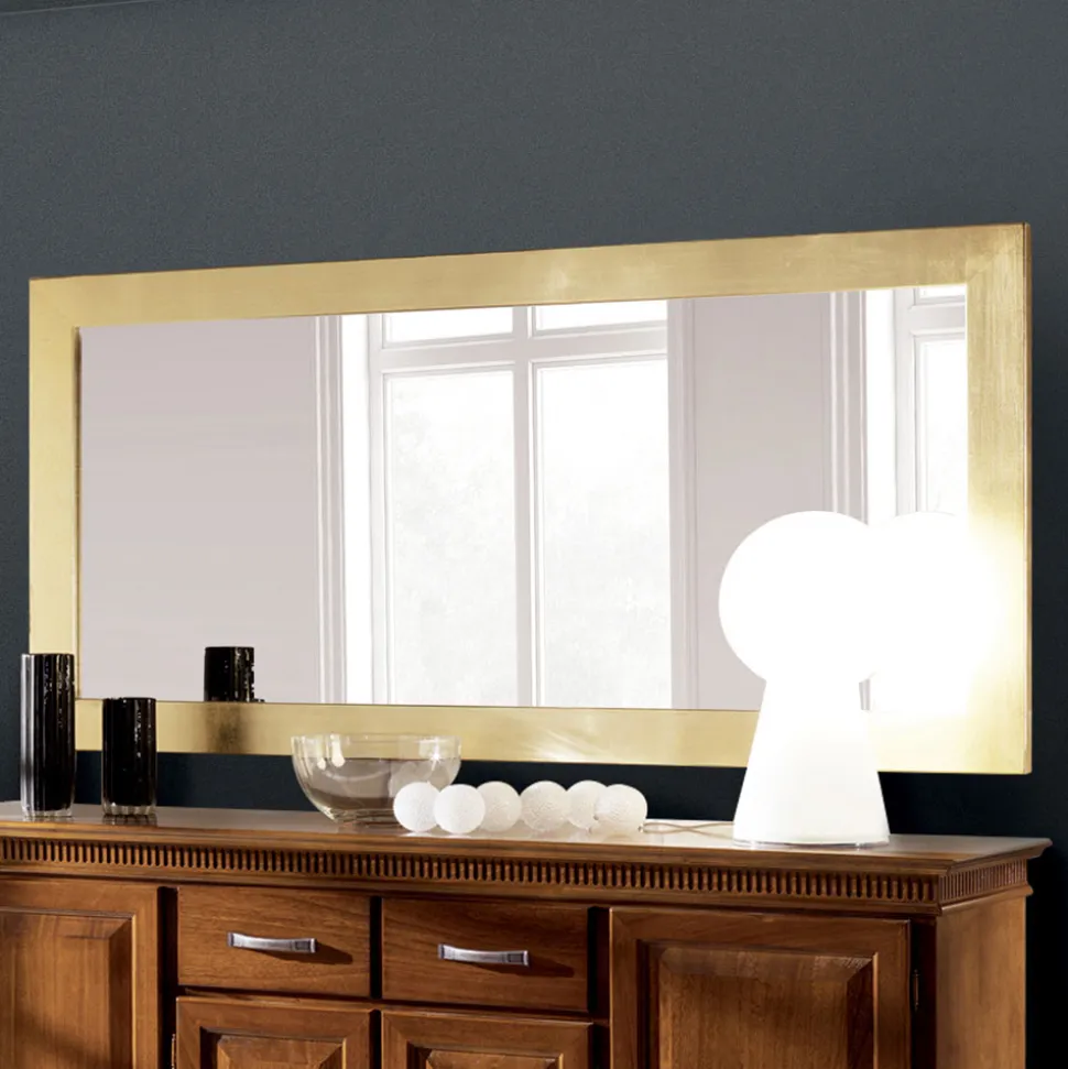 Specchiera con Cornice in Diverse Finiture Realizzata in Italia - Belenus