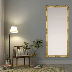 Specchiera con Cornice in Legno Decorata a Mano Made in Italy - Venus