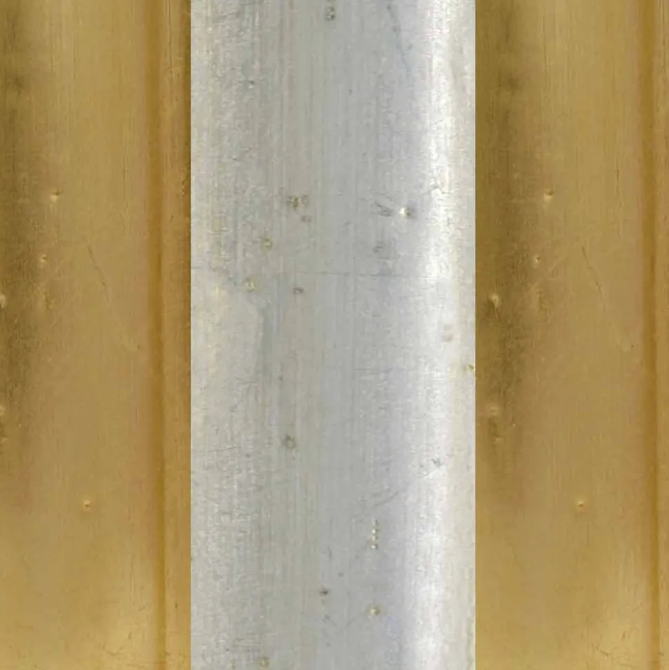 Specchiera da muro argento, avorio,oro legno fatta in Italia Vittorio
