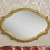 Specchiera da muro argento o oro moderna in legno made in Italy Davide