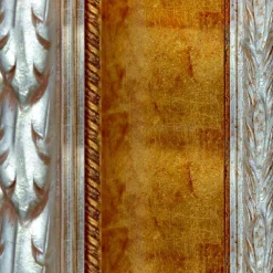 Specchiera da muro rettangolare linee moderne legno made Italy Umberto