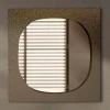 Specchiera da Parete con Cornice in Vetro Forgiato Made in Italy  - Maverick