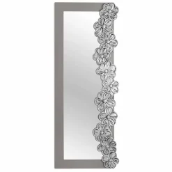 Specchiera da parete di design decorata a mano made in Italy Senapina
