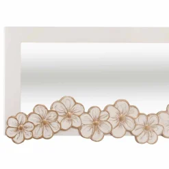 Specchiera da parete di design decorata a mano made in Italy Senapina