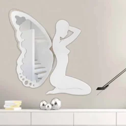 Specchiera da parete di design Trilli Bianca by Viadurini Decor, made in Italy