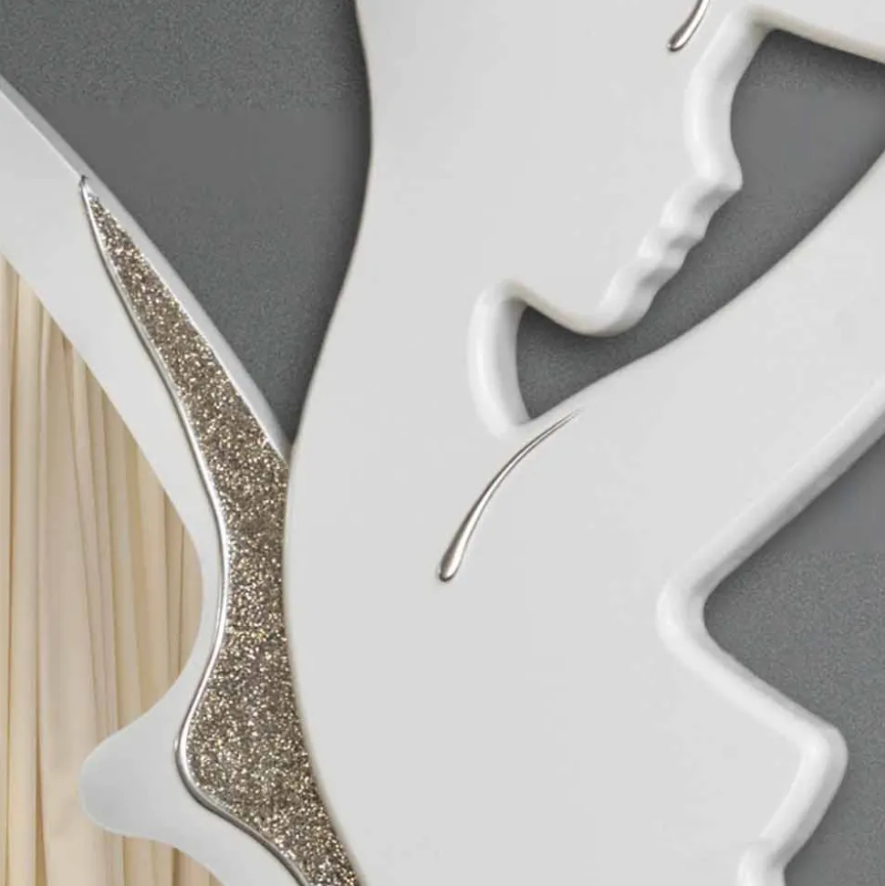 Specchiera da parete di design Trilli Bianca by Viadurini Decor, made in Italy