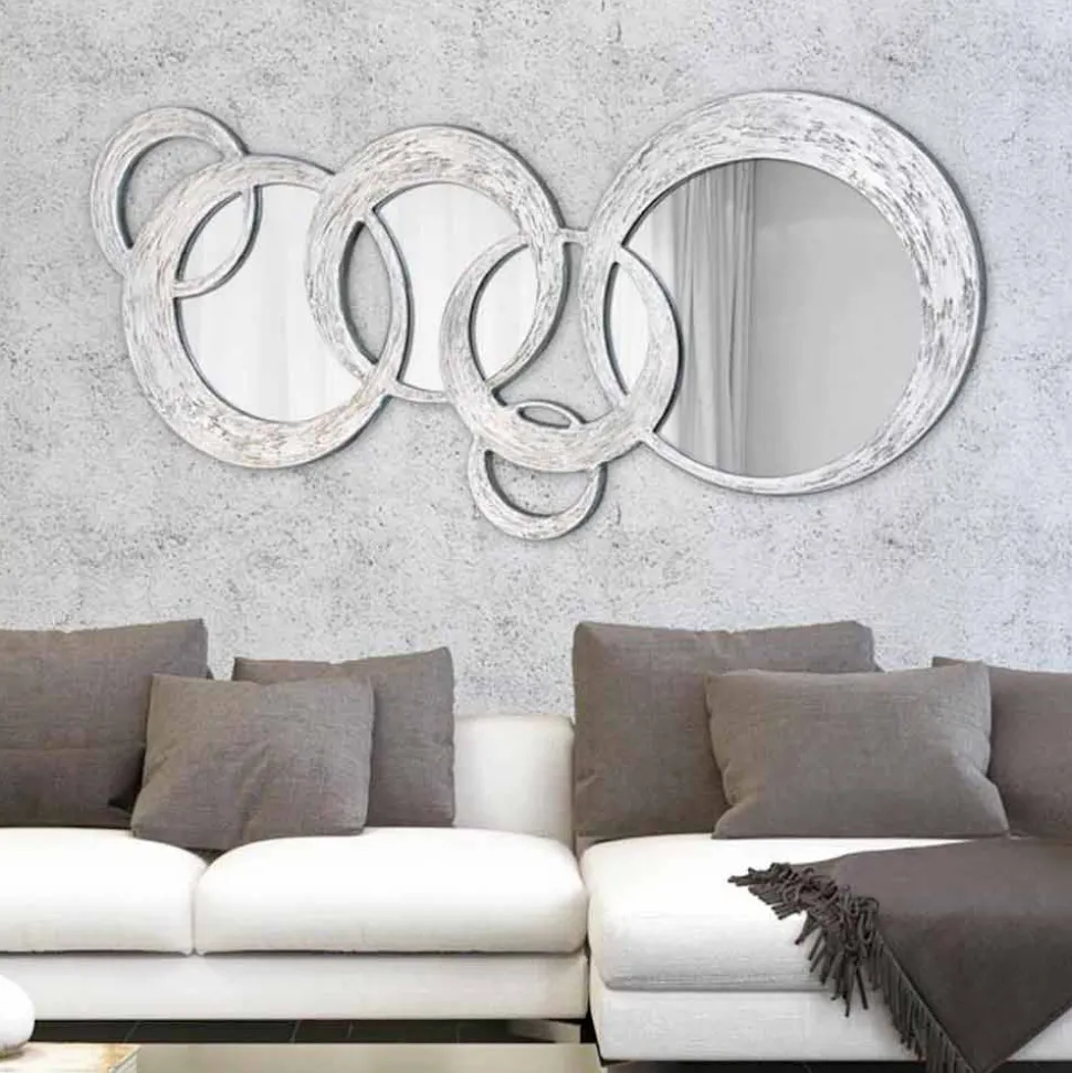 Specchiera da parete di design Circles by Viadurini Decor, qualità made in Italy