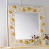 Specchiera da parete di design decorata con rose Flower