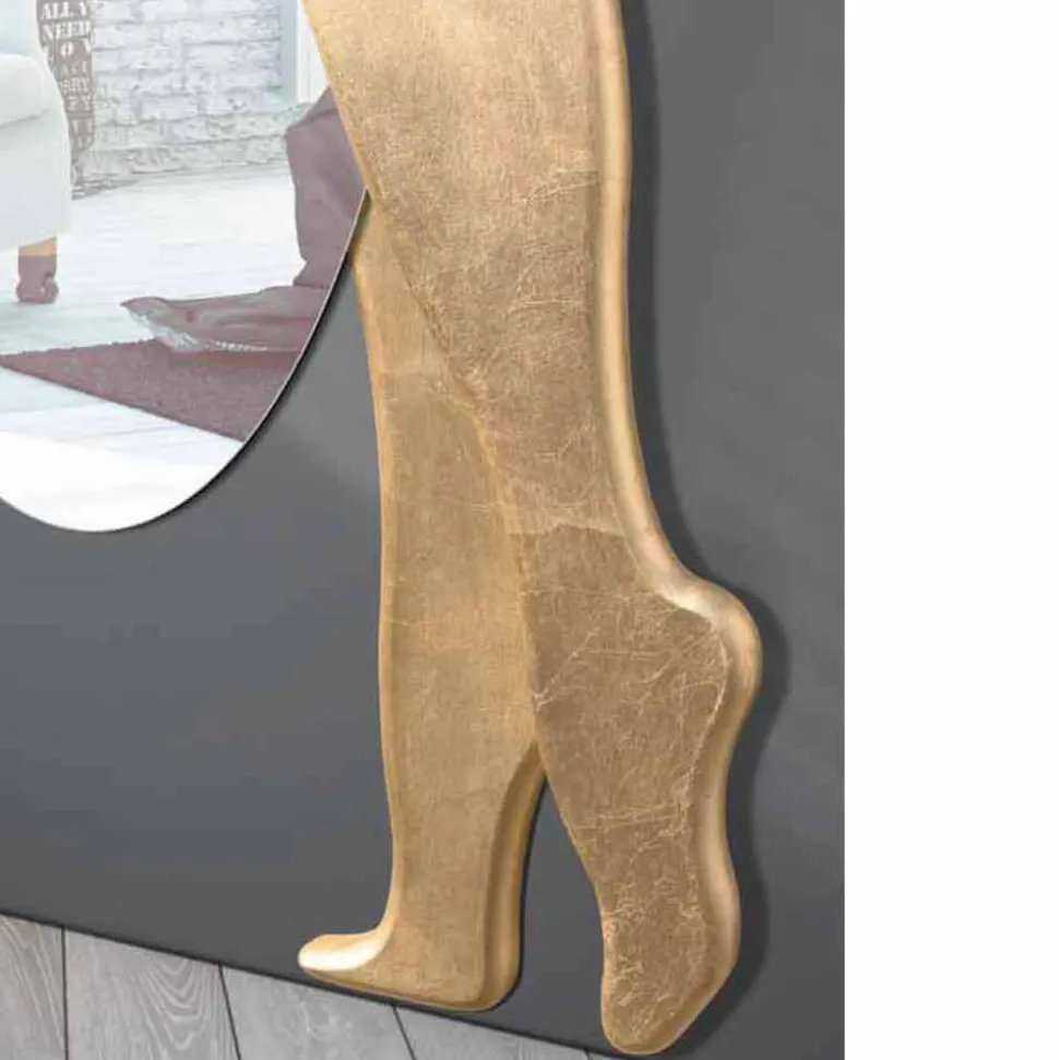 Specchiera da parete in Mdf design moderno Man&Woman sagomata a mano