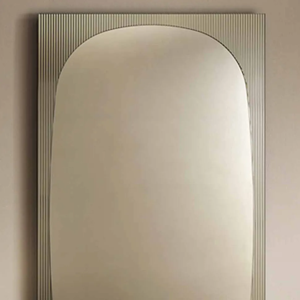 Specchiera da Parete Moderna con Specchio Color Bronzo Made in Italy – Bandolero
