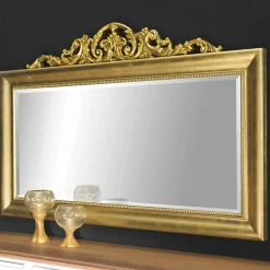 Specchiera da parete moderna realizzata in legno in Italia Kevin